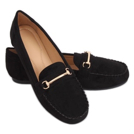 Sorte kvinders loafers 99-01A Sort