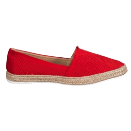 SHELOVET Casual Slipons rød