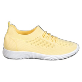 SHELOVET Gule Openwork sko