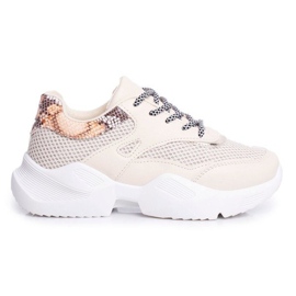SEA Beige slangeskind kvinders sportssko BL192