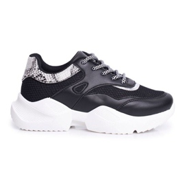 SEA Sorte slangeskind kvinders sportssko BL192