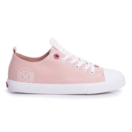 Cross Jeans Lyserøde sneakers til kvinder FF2R4019C