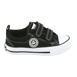Sort American Club LH35 velcro sneakers