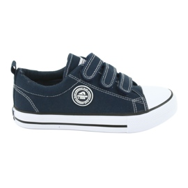 American Club Amerikanske LH31 marineblå velcro sneakers marine blå