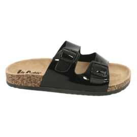 Lakeret anatomisk sort Lee Cooper 1043 hjemmesko