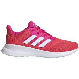 Adidas Runfalcon K Jr EG2550 sko rød lyserød