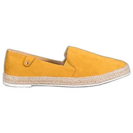 SHELOVET Klassiske gule espadriller