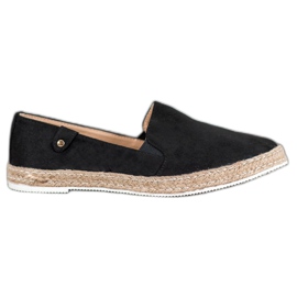 SHELOVET Klassiske sorte espadriller