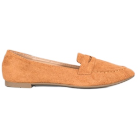 Best Shoes Suede Loafers I Spitz brun