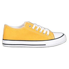 J. Star Klassiske gule sneakers