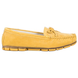 Filippo Læder Gule Loafers