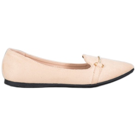 SHELOVET Ballerina i Spitz brun