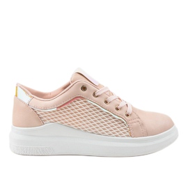 Beige sneakers TL141-3 sneakers lyserød