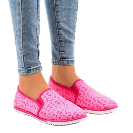 Lyserøde HB-5 Lycra Slip-On sneakers