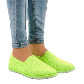 Grønne HB-5 Lycra Slip-On Sneakers
