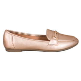 Clowse Stilfuldt Eco Leather Footwear gylden