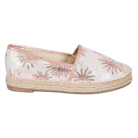 Best Shoes Paillet Espadrilles lyserød