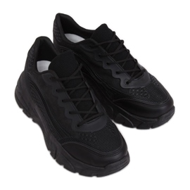 Sort DML902 All Black sportssko