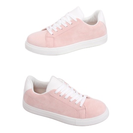 Lyserøde kvinders sneakers WB810 Pink