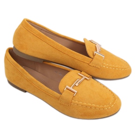 Dame loafers honning 99-13A Gul