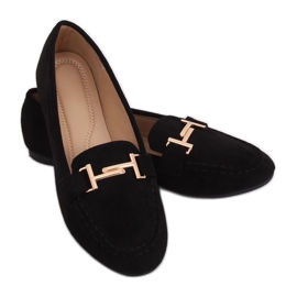 Sorte kvinders loafers 99-13A Sort