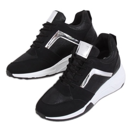 Sort kile sneakers YL-33 Sort gul