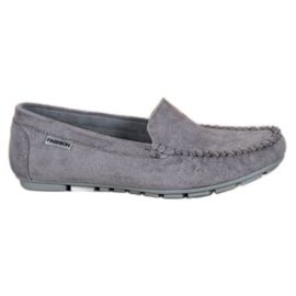 Klassiske VINCEZA loafers grå