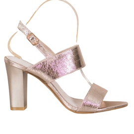 Goodin Stilfulde sandaler gul