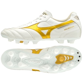 Mizuno Morelia Ii Elite M P1GA200350 fodboldstøvler flerfarvet hvid