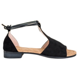 Bindede VINCEZA sandaler sort