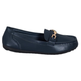 Fama Elegante marineblå loafers
