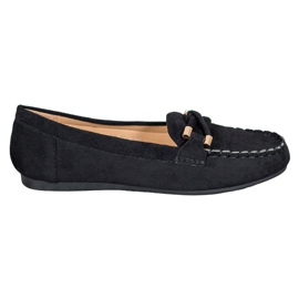 Nio Nio Elegante loafers i ruskind sort