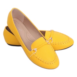 Honey loafers til kvinder A8636 gul