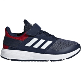 Sko adidas FortaFaito El K Jr F34122 marineblå