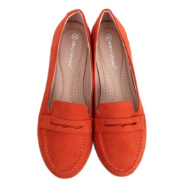 Orange damesmokasiner 3900 Orange