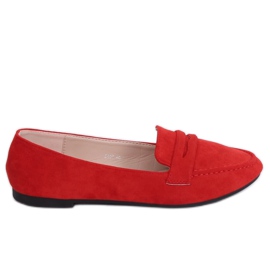 Røde kvinders loafers 3900 Rød