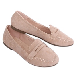 Dame beige loafers 3900 Beige