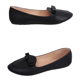 Sorte kvinders loafers A8637 Sort