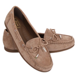 Dame loafers mørk beige RND / AW20 / 017 Taupe brun
