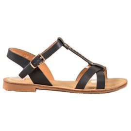 Small Swan Elegante sorte sandaler