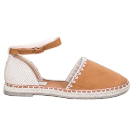 Goodin Brun Espadrilles med ruskind