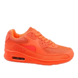 Orange DN7-16 neon sneakers