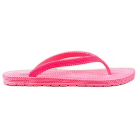 Flettede VINCEZA flip-flops lyserød