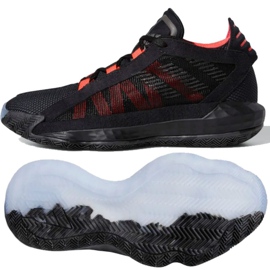 Adidas Jr Dame 6 J EH2791 sko flerfarvet sort