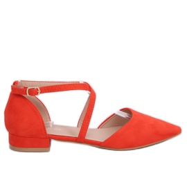 Orange cut ballerinaer S-880 Orange
