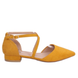 Honningskårne ballerinas S-880 gul