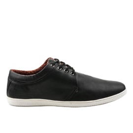 Sorte mænds fritidssko SD5321-4
