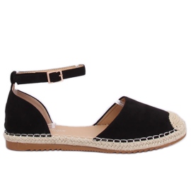 Sorte espadriller til kvinder YSD810 Sort