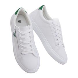 Hvide BY-231 WHITE / GREEN damesko