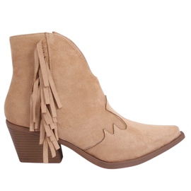 Beige cowboystøvler til damer NC999 Beige